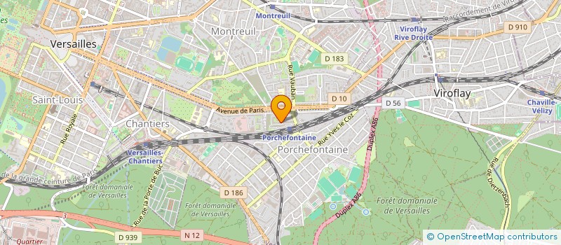 localisation de l'entreprise MADAME MARIE MONSEGU à VERSAILLES