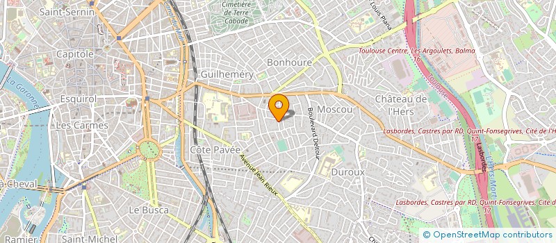 localisation de l'entreprise MADAME MARIE MONSERIE à TOULOUSE