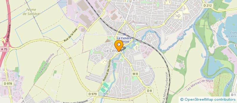 localisation de l'entreprise MADAME MARIE MONTALVERNE  LE CENDRE