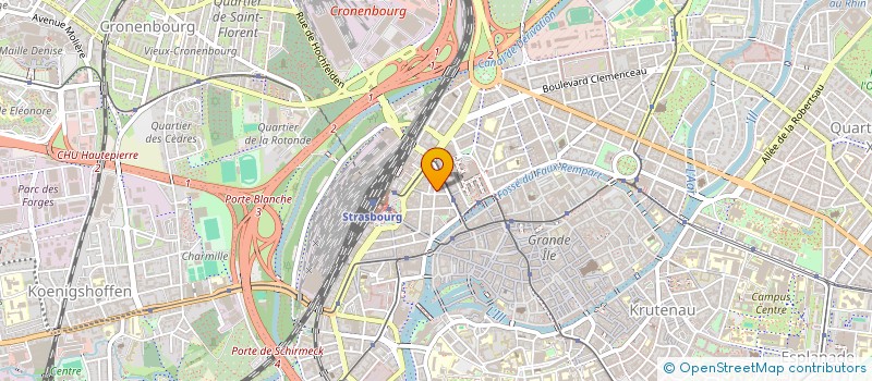 localisation de l'entreprise MADAME MARIE MONTANARO à STRASBOURG