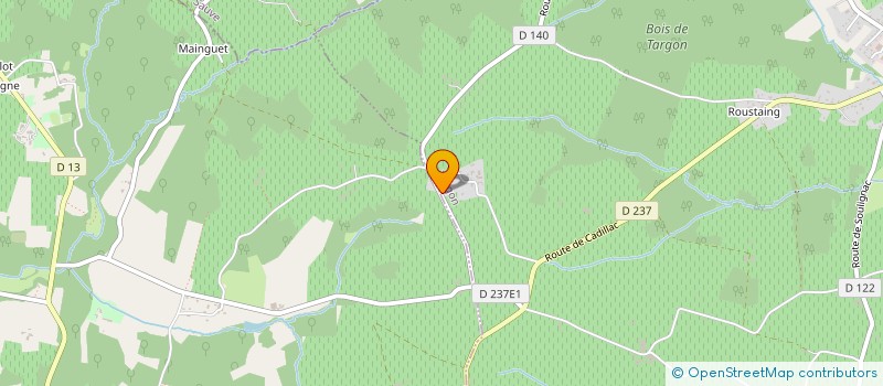 localisation de l'entreprise MADAME MARIE MONTAROU  TARGON