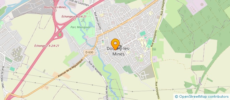 localisation de l'entreprise MADAME MARIE MONTCHONG à DOUCHY-LES-MINES