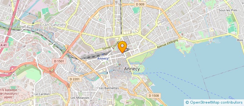 localisation de l'entreprise MADAME MARIE MONTEIRO  ANNECY