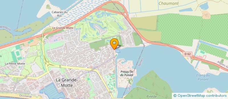 localisation de l'entreprise MADAME MARIE MONTESINOS  LA GRANDE-MOTTE