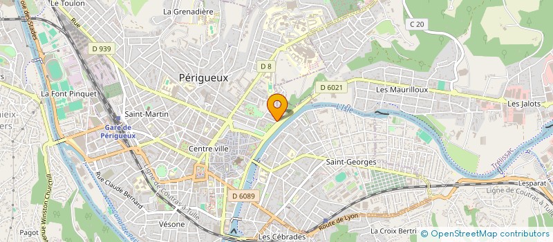 localisation de l'entreprise MADAME MARIE MONTILLET  PERIGUEUX