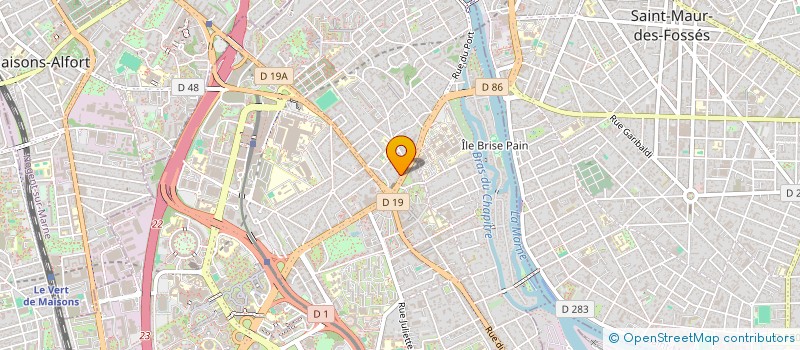 localisation de l'entreprise MADAME MARIE MONTILLOT  CRETEIL