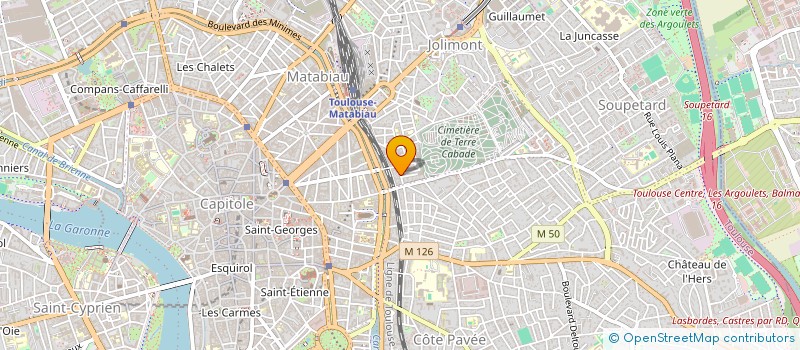 localisation de l'entreprise MADAME MARIE MONTOCCHIO-BUADES à TOULOUSE