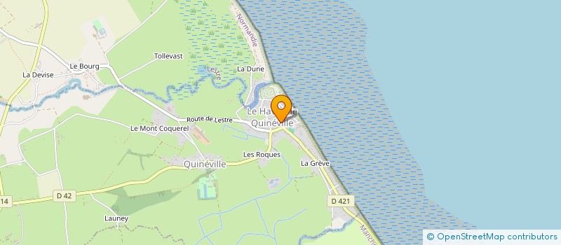 localisation de l'entreprise MADAME MARIE MONTREUIL  QUINEVILLE