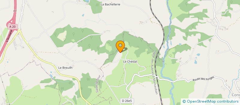 localisation de l'entreprise MADAME MARIE MONZAUGE  SAINT-YBARD