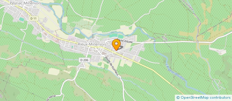 localisation de l'entreprise MADAME MARIE MORALES  RIEUX-MINERVOIS