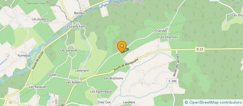 localisation de l'entreprise MADAME MARIE MORANDIERE  VAL-DE-LIVENNE