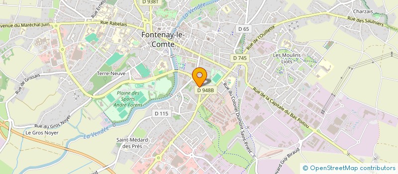 localisation de l'entreprise MADAME MARIE MOREAU  FONTENAY-LE-COMTE