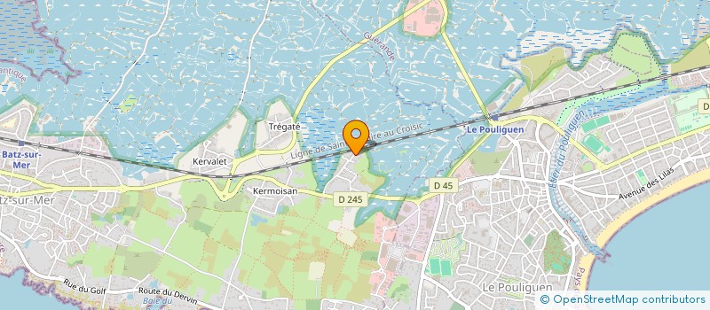 localisation de l'entreprise MADAME MARIE MOREAU  BATZ-SUR-MER