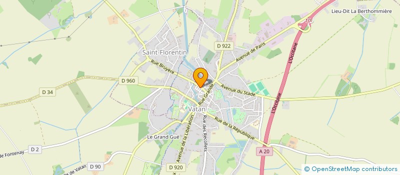localisation de l'entreprise MADAME MARIE MOREAU à VATAN
