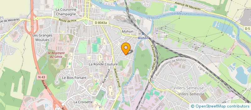 localisation de l'entreprise MADAME MARIE MOREAU  CHARLEVILLE MEZIERES