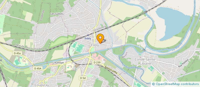 localisation de l'entreprise MADAME MARIE MOREL  ESBLY