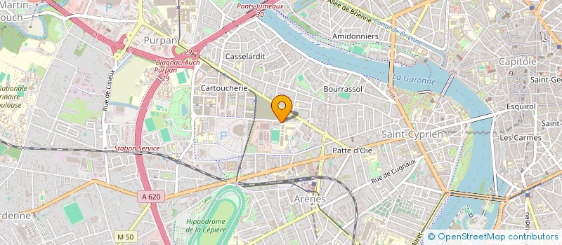 localisation de l'entreprise MADAME MARIE MOREL  TOULOUSE