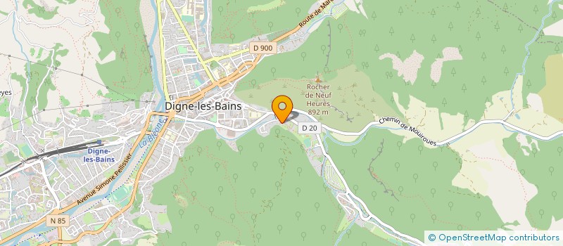 localisation de l'entreprise MADAME MARIE MORENO à DIGNE-LES-BAINS