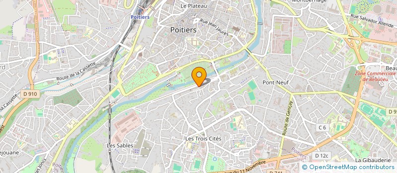 localisation de l'entreprise MADAME MARIE MORENO-LAFFITTE à POITIERS