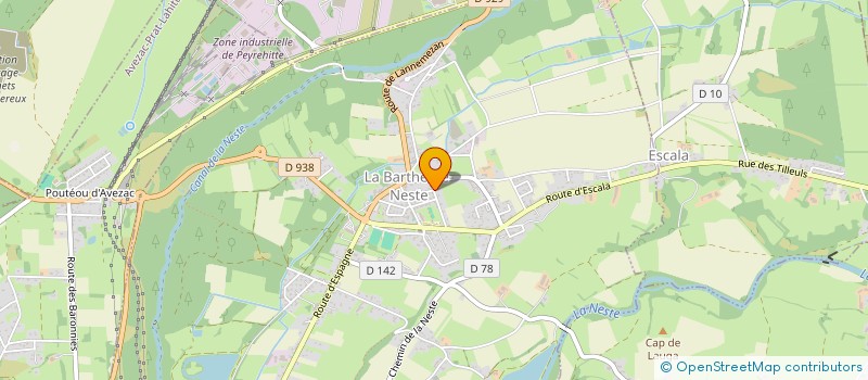 localisation de l'entreprise MADAME MARIE MORERE  LA BARTHE-DE-NESTE