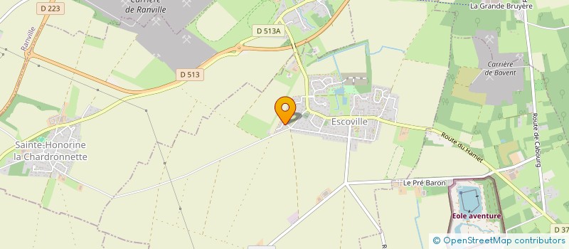 localisation de l'entreprise MADAME MARIE MORETTE  ESCOVILLE