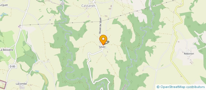 localisation de l'entreprise MADAME MARIE MORGANE LAURENT  COMPS-LA-GRAND-VILLE