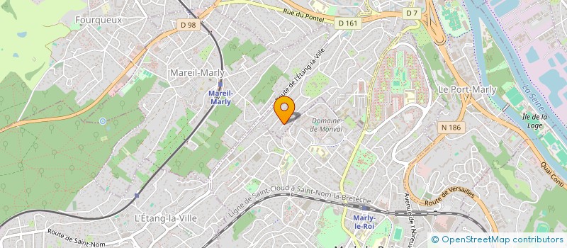 localisation de l'entreprise MADAME MARIE-MORGANE ROUILLEAULT  LE PECQ