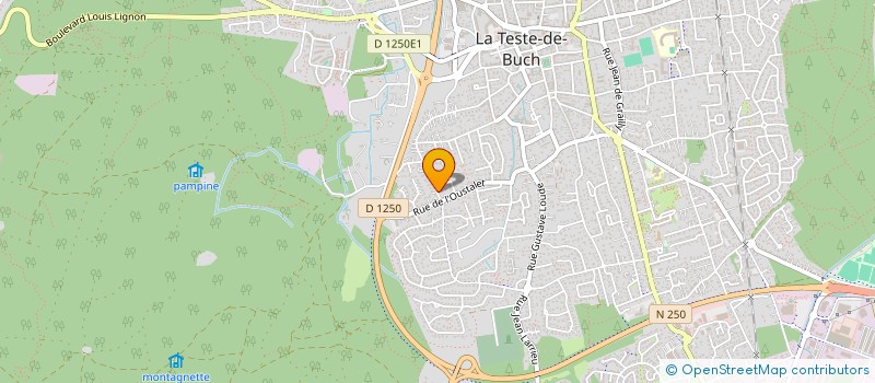 localisation de l'entreprise MADAME MARIE-MORGANE VERITE à LA TESTE-DE-BUCH