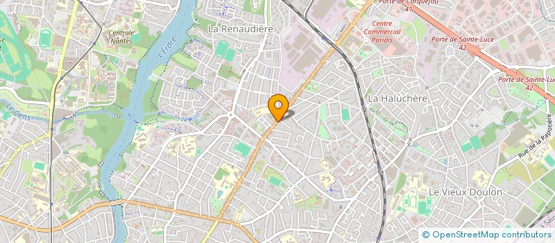 localisation de l'entreprise MADAME MARIE MORIER  NANTES