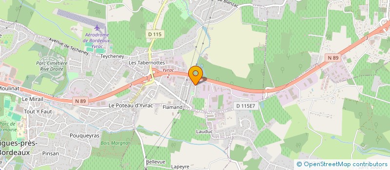 localisation de l'entreprise MADAME MARIE MORIN  YVRAC