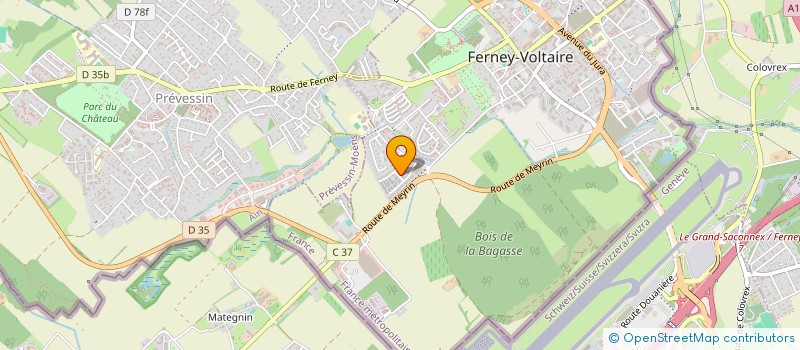 localisation de l'entreprise MADAME MARIE MORIN à FERNEY-VOLTAIRE