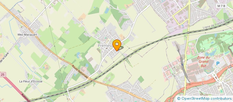 localisation de l'entreprise MADAME MARIE MORISOT  PREMESQUES