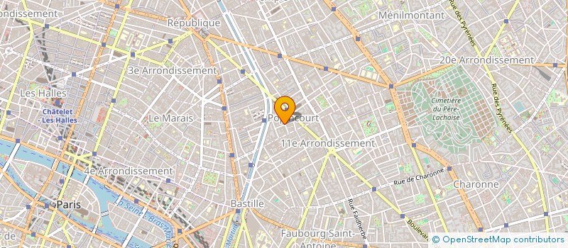 localisation de l'entreprise MADAME MARIE MORIZOT  PARIS