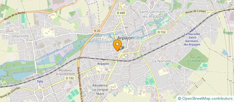 localisation de l'entreprise MADAME MARIE MORIZUR  ARPAJON