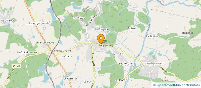 localisation de l'entreprise MADAME MARIE MORLIERE à SAINT-JOUVENT