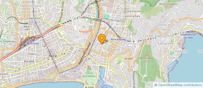 localisation de l'entreprise MADAME MARIE MORO à NICE