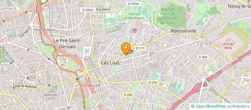 localisation de l'entreprise MADAME MARIE MORSAIN à LES LILAS