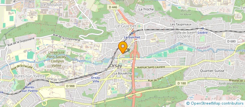 localisation de l'entreprise MADAME MARIE MOTHE à ORSAY
