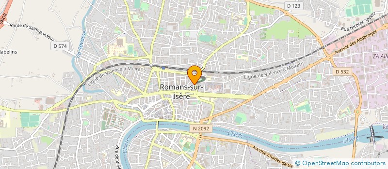 localisation de l'entreprise MADAME MARIE MOTTOLA à ROMANS-SUR-ISERE