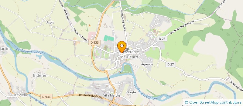 localisation de l'entreprise MADAME MARIE MOUCHET  SAUVETERRE-DE-BEARN