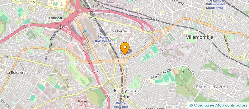 localisation de l'entreprise MADAME MARIE MOUGEOLLE à ROSNY-SOUS-BOIS