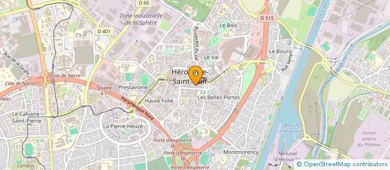 localisation de l'entreprise MADAME MARIE MOUGEOT à HEROUVILLE-SAINT-CLAIR
