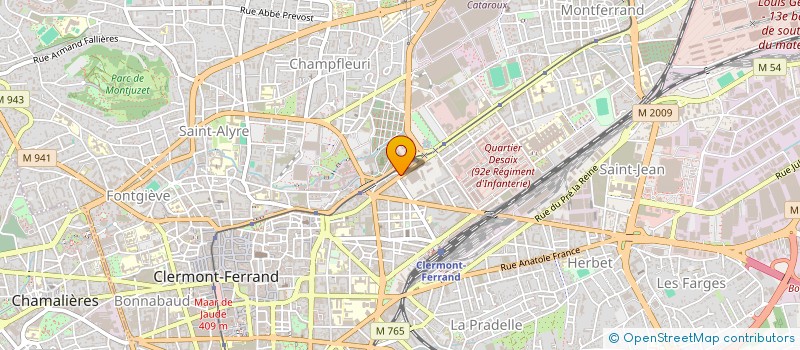 localisation de l'entreprise MADAME MARIE MOUHE  CLERMONT-FERRAND