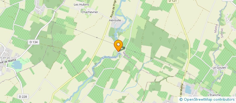 localisation de l'entreprise MADAME MARIE MOULIN  BAGNIZEAU