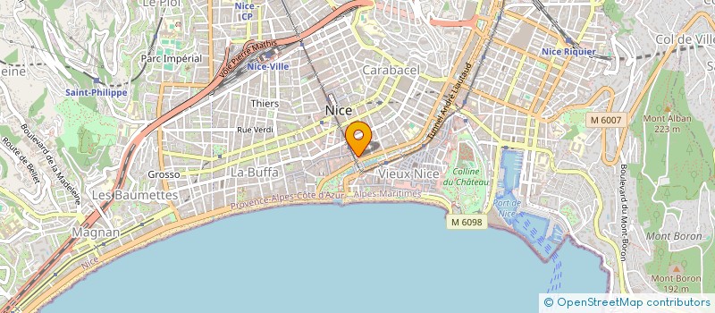 localisation de l'entreprise MADAME MARIE MOULINIER  NICE