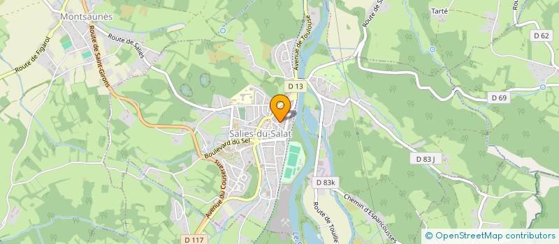 localisation de l'entreprise MADAME MARIE MOULIS  MONTSAUNES