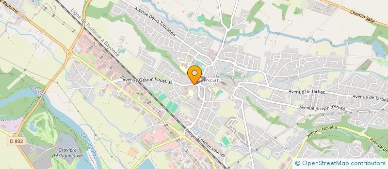 localisation de l'entreprise MADAME MARIE MOUNACQ  LESCAR