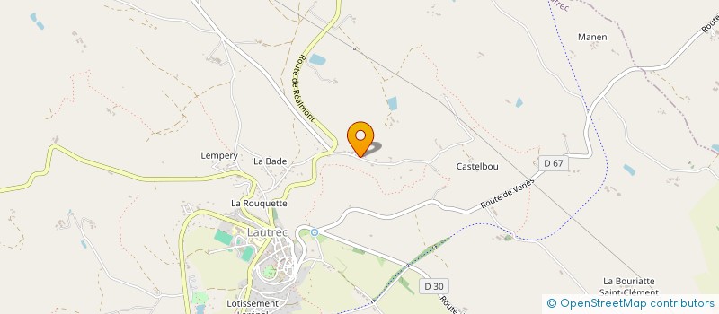 localisation de l'entreprise MADAME MARIE MOURLON à LAUTREC