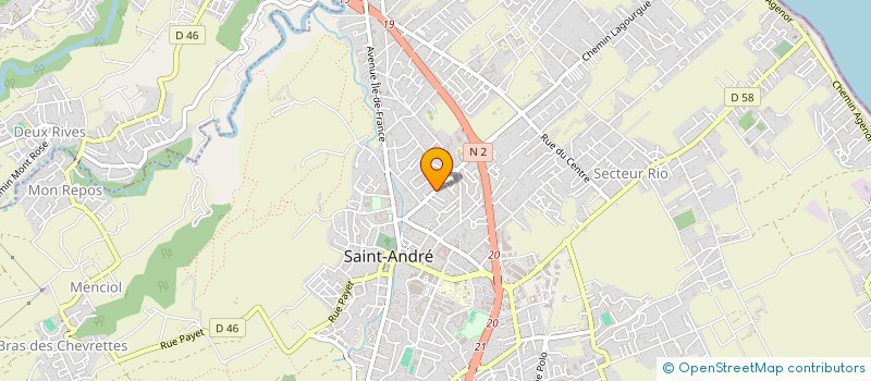 localisation de l'entreprise MADAME MARIE MOUTANIN à SAINT-ANDRE