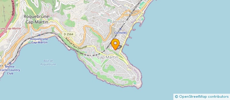 localisation de l'entreprise MADAME MARIE MOZZI à ROQUEBRUNE-CAP-MARTIN